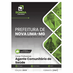 Apostila Agente Comunitário de Saúde Nova Lima MG 2025