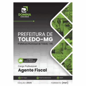 Apostila Agente Fiscal Toledo MG 2025