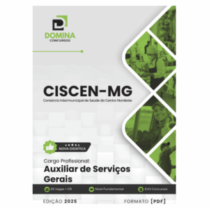 Apostila Auxiliar de Serviços Gerais CISCEN MG 2025