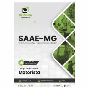 Apostila Motorista SAAE Lambari MG 2025