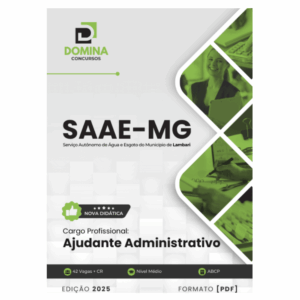 Apostila Ajudante Administrativo SAAE Lambari MG 2025