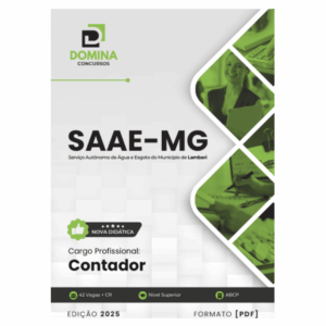 Apostila Contador SAAE Lambari MG 2025