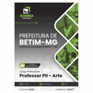 Apostila Professor de Artes Betim MG 2026