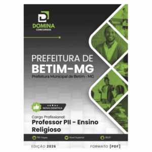 Apostila Professor de Ensino Religioso Betim MG 2026