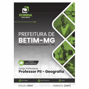 Apostila Professor de Geografia Betim MG 2026