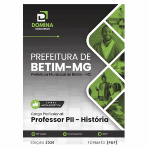 Apostila Professor de História Betim MG 2026