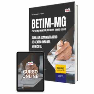 Apostila Prefeitura de Betim - MG 2026 - Auxiliar Administrativo de Centro Infantil Municipal