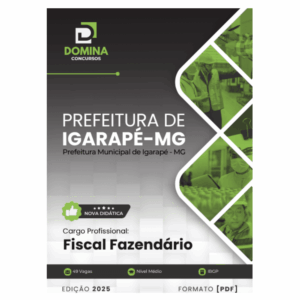 Apostila Fiscal Fazendário Igarapé MG 2025