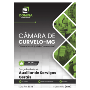 Apostila Auxiliar de Serviços Gerais Câmara Curvelo MG 2026