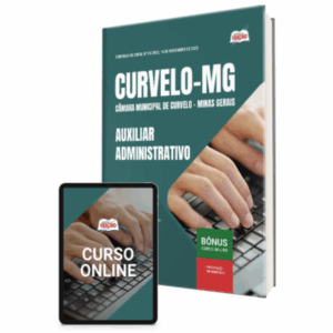 Apostila Câmara de Curvelo-MG 2025 - Auxiliar Administrativo