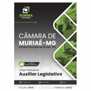 Apostila Auxiliar Legislativo Câmara Muriaé MG 2026