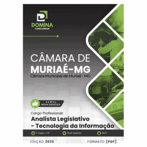 Apostila Analista Legislativo Tecnologia da Informação Câmara Muriaé MG 2026