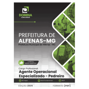 Apostila Agente Operacional Especializado Pedreiro Alfenas MG 2025