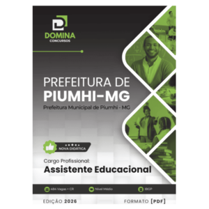 Apostila Assistente Educacional Piumhi MG 2026