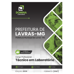 Apostila Técnico em Laboratório Lavras MG 2026