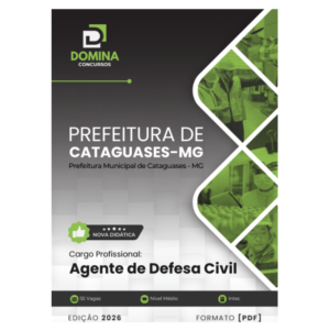 Apostila Agente de Defesa Civil Cataguases MG 2026