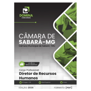 Apostila Diretor de Recursos Humanos Câmara Sabará MG 2026