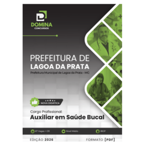 Apostila Auxiliar em Saúde Bucal Lagoa da Prata MG 2026