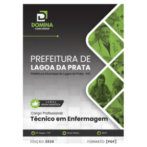 Apostila Técnico em Enfermagem Lagoa da Prata MG 2026