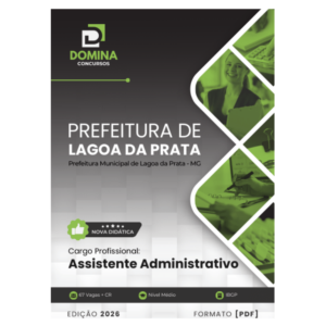 Apostila Assistente Administrativo Lagoa da Prata MG 2026
