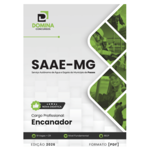 Apostila Encanador SAAE Passos MG 2026