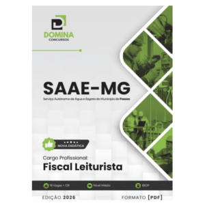 Apostila Fiscal Leiturista SAAE Passos MG 2026