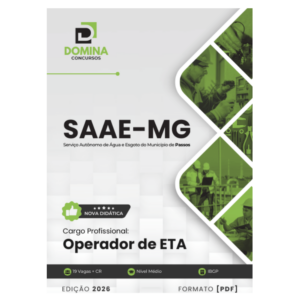 Apostila Operador de ETA SAAE Passos MG 2026