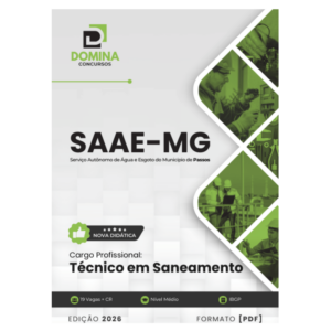 Apostila Técnico em Saneamento SAAE Passos MG 2026
