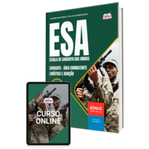 Apostila ESA 2026 - Curso de Formação de Sargento - Área: Combatente/Logística e Aviação