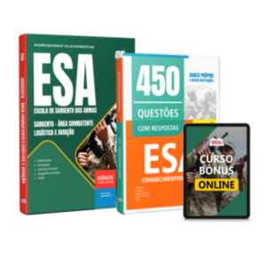 Combo ESA 2026 - Curso de Formação de Sargento - Área: Combatente/Logística e Aviação