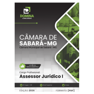 Apostila Assessor Jurídico I Câmara Sabará MG 2026