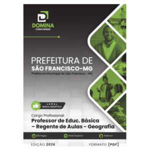 Apostila Professor de Geografia São Francisco MG 2026