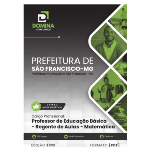 Apostila Professor de Matemática São Francisco MG 2026