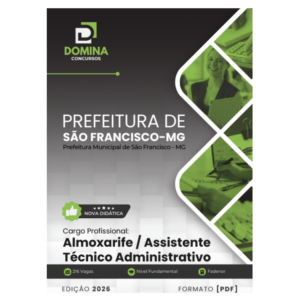 Apostila Auxiliar de Serviços Gerais São Francisco MG 2026