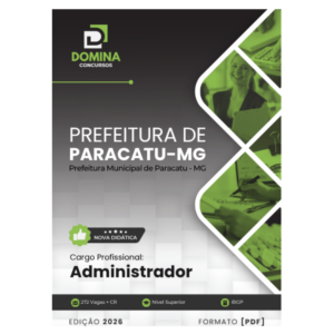 Apostila Administrador Paracatu MG 2026