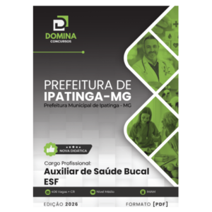 Apostila Auxiliar de Saúde Bucal ESF Ipatinga MG 2026