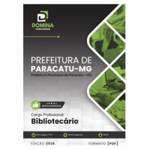 Apostila Bibliotecário Paracatu MG 2026