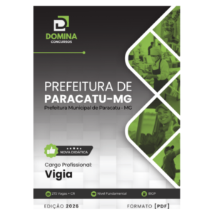 Apostila Vigia Paracatu MG 2026
