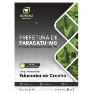 Apostila Educador de Creche Paracatu MG 2026