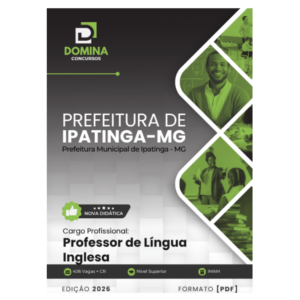 Apostila Professor de Inglês Ipatinga MG 2026