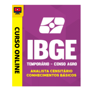 Curso IBGE - Temporário 2026 - Censo Agro - Analista Censitário - Conhecimentos Básicos