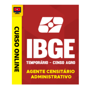 Curso IBGE - Temporário 2026 - Censo Agro - Agente Censitário Administrativo