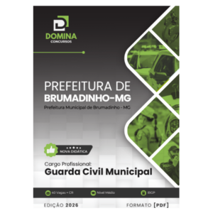 Apostila Guarda Civil Municipal Brumadinho MG 2026
