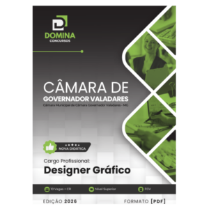 Apostila Designer Gráfico Câmara Governador Valadares MG 2026