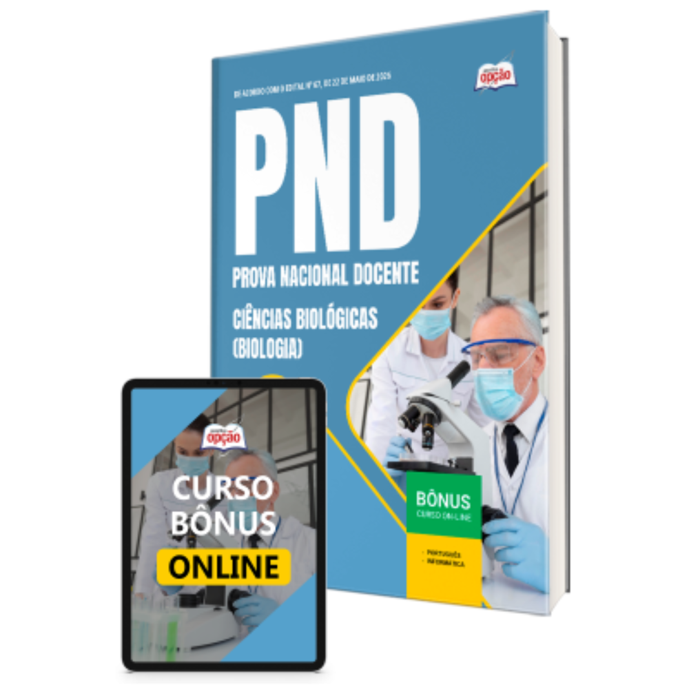 Apostila PND - Prova Nacional Docente 2026 - Ciências Biológicas (Biologia)