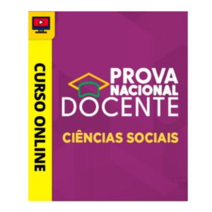 Curso PND - Prova Nacional Docente - Ciências Sociais