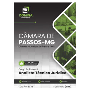 Apostila Analista Técnico Jurídico Câmara Passos MG 2026