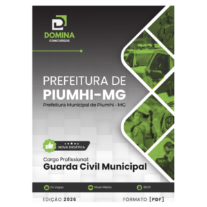 Apostila Guarda Civil Municipal Piumhi MG 2026