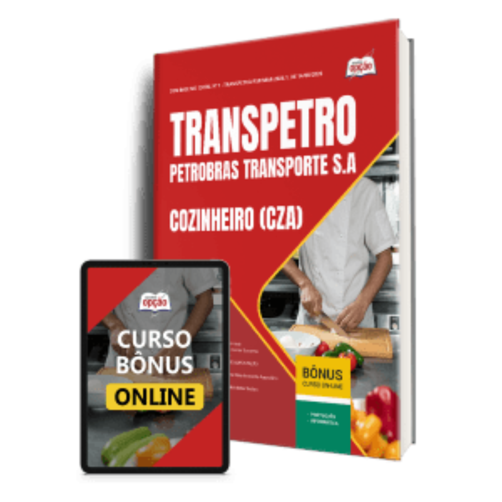 Apostila Transpetro 2026 - Cozinheiro (CZA)