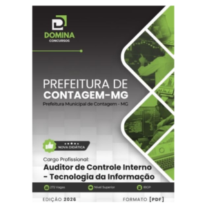 Apostila Auditor de Controle Interno Tecnologia da Informação Contagem MG 2026